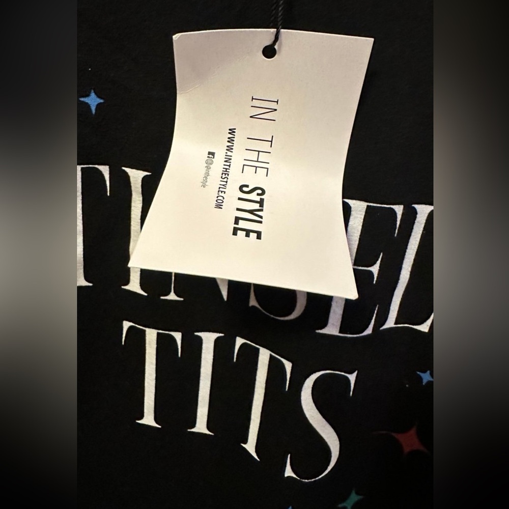 Tinsel T!ts Tee - Picture 4 of 5
